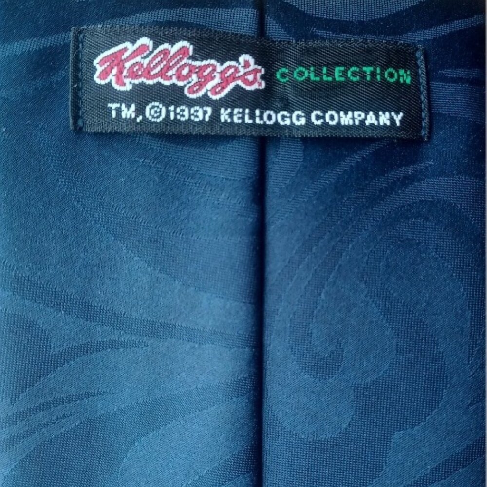 Tony the Tiger Golfing Cartoon Necktie Vintage '97 Kellogg's Collection - Picture 3 of 5